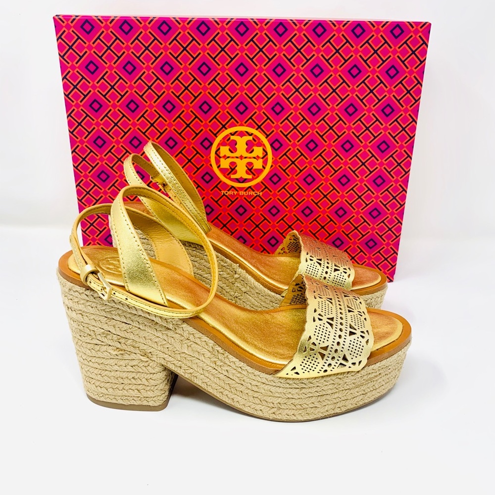 New! Tory Burch Roselle Ankle Strap Sandals with